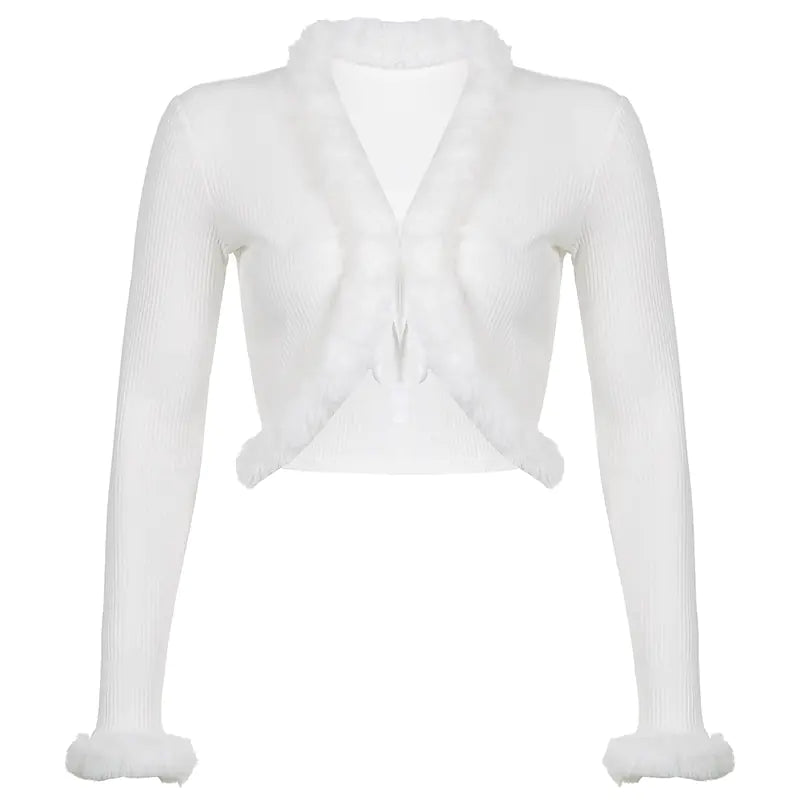 2022 Autumn Sexy Women's V-Neck Cardigan Top